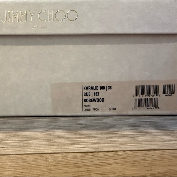 Jimmy Choo Karalie in Rosewood Suede. Size 36. New With Tags. - Picture 8 of 8
